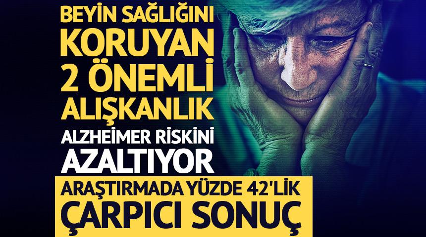 Beyin sağlığını koruyan 2 &ouml;nemli alışkanlık! Alzheimer riskini azaltıyor