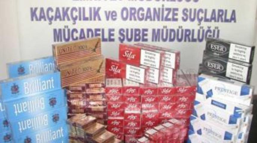 Ka&ccedil;ak sigaralar, piyasaya s&uuml;r&uuml;lmeden ele ge&ccedil;irildi