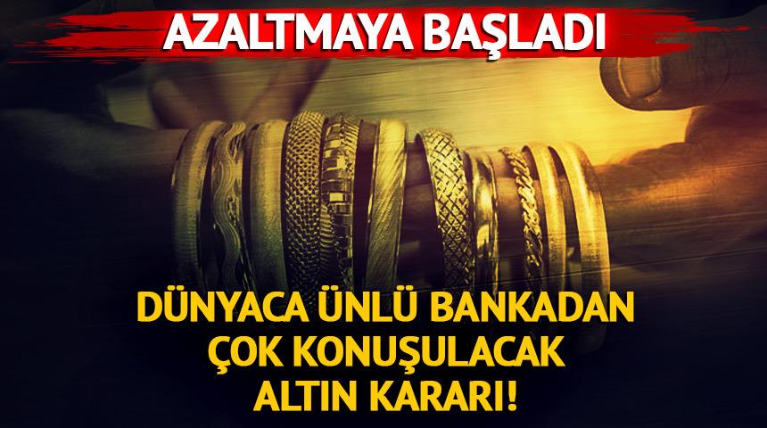 Citi, Fed'den umudu kesince altın varlıklarını azaltmaya başladı