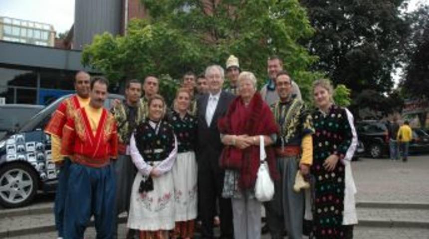 Gaziantepliler, Belçika’da halaya durdu