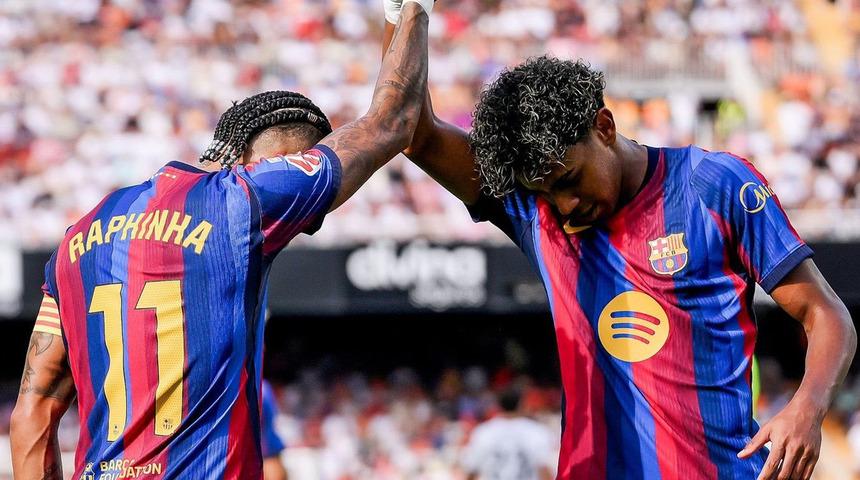 Galatasaray'ın rakibi Barcelona'dan korkutan skor! Tam 9 goll&uuml;k ma&ccedil;