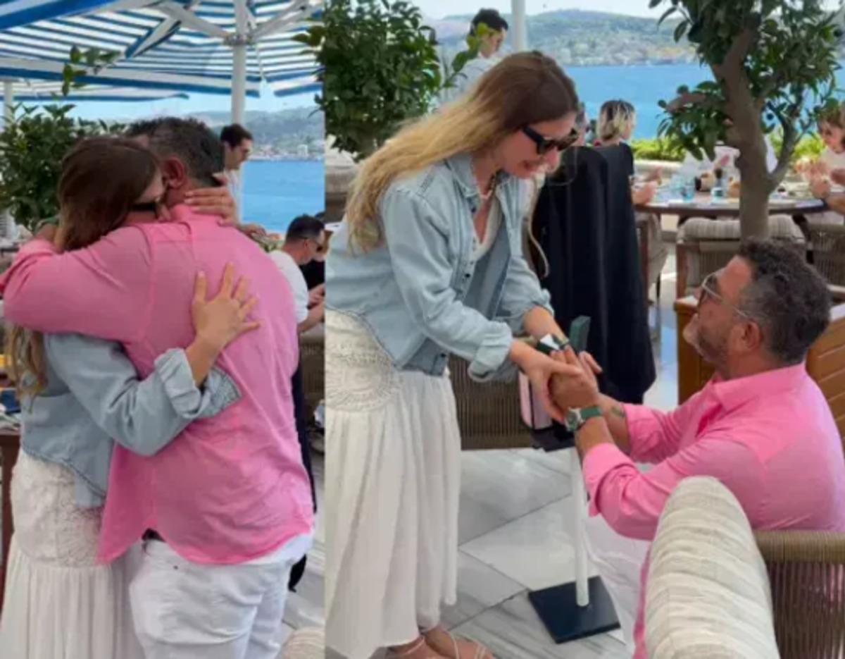 Midyeci Ahmet in öpüşme fotoğrafı eski eşi kızdırdı! Çocukları için... 1