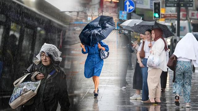 Kuvvetli yağış geliyor: 12 ili alarma ge&ccedil;irdi!