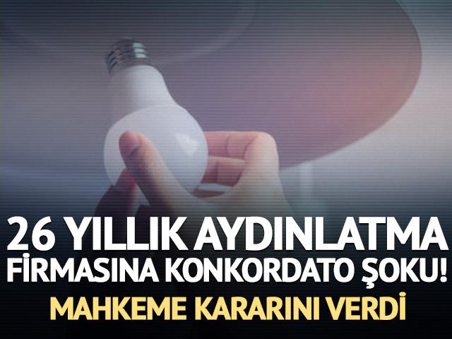 26 yıllık firma konkordato s&uuml;recine girdi! Mahkemeden ge&ccedil;ici m&uuml;hlet