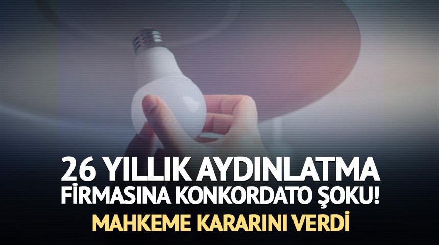 26 yıllık firma konkordato s&uuml;recine girdi! Mahkemeden ge&ccedil;ici m&uuml;hlet