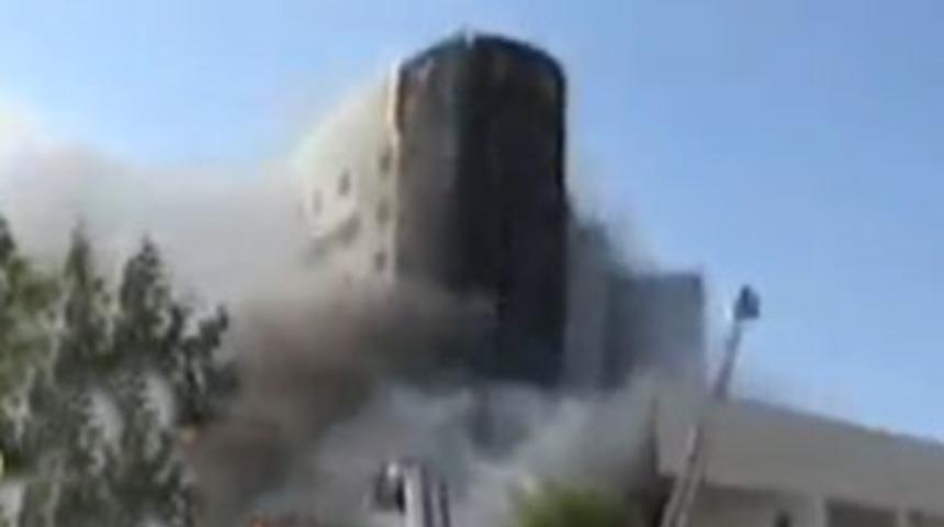 Hastanede korkutan yangın