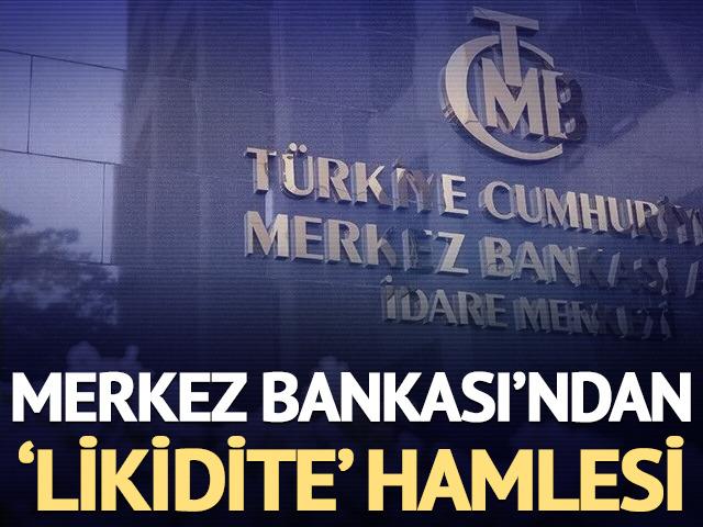 Merkez Bankası'ndan 'likidite' hamlesi