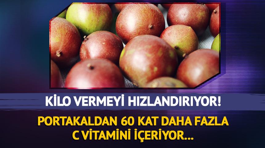 Portakaldan 60 kat daha fazla C vitamini i&ccedil;eriyor! Kilo vermeyi hızlandırıyor