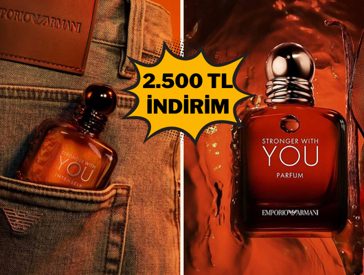 Hem modern hem klasik bir koku! Armani Stronger With You indirimde