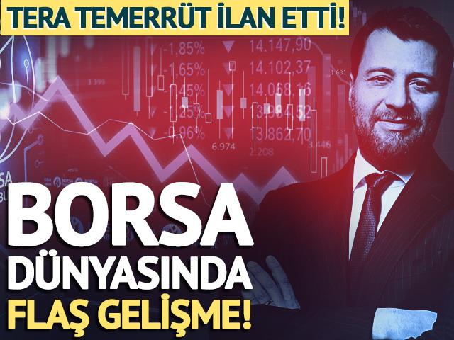 Borsa d&uuml;nyasında flaş gelişme: TERA temerr&uuml;t ilan etti! Beşiktaş'a sponsor olmuştu...
