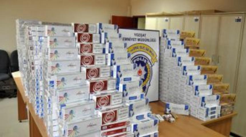 Yozgat&rsquo;ta12 bin 410 paket ka&ccedil;ak sigara ele ge&ccedil;irildi