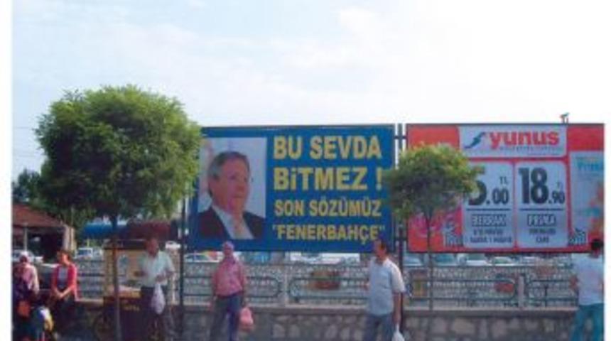 D&uuml;zce Fenerbah&ccedil;eliler Derneği'nden bilboardlı destek