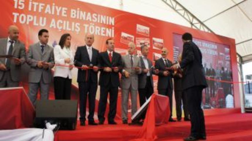 Topbaş yeni itfaiye binalarının toplu a&ccedil;ılışını yaptı