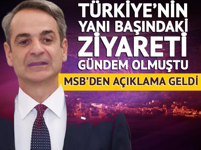 Mi&ccedil;otakis'in Meis ziyareti g&uuml;ndem olmuştu! T&uuml;rkiye'den a&ccedil;ıklama