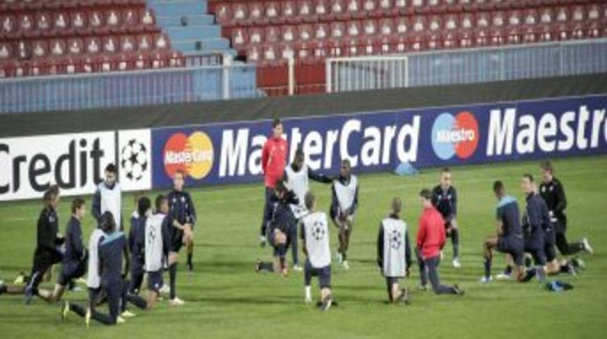 Lille, Trabzonspor ma&ccedil;ının son idmanını yaptı