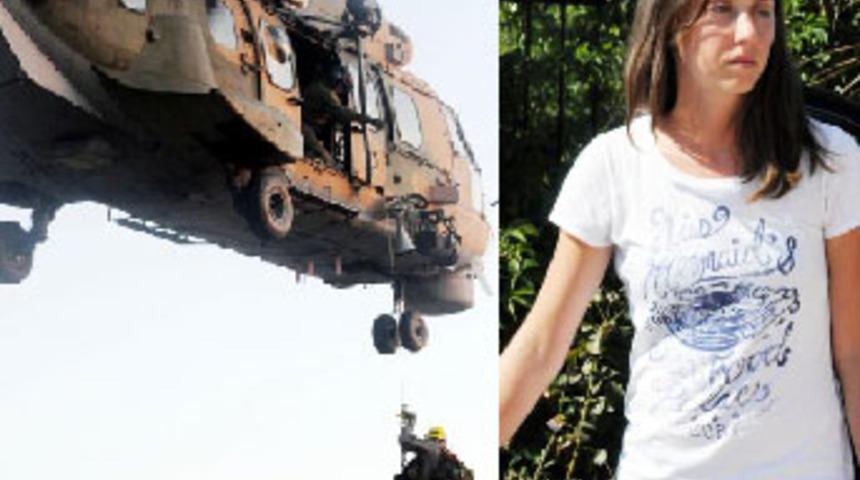 Eşinin 700 metreden d&uuml;ş&uuml;ş&uuml;ne tanık oldu