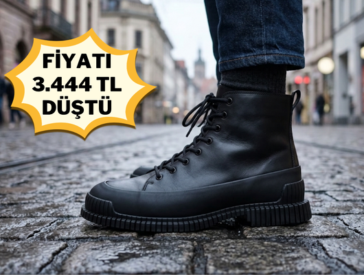 Mevsim ge&ccedil;işlerinin en ideal ve şık botu Camper Pix İndirimde!