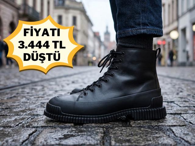 Mevsim ge&ccedil;işlerinin en ideal ve şık botu Camper Pix İndirimde!