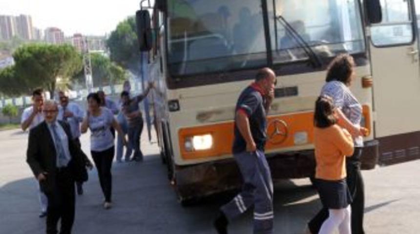 Kocaeli terminalindeki tatbikat ger&ccedil;eğini aratmadı