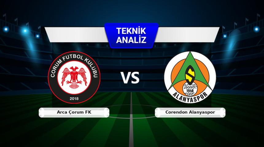 Arca &Ccedil;orum FK - Corendon Alanyaspor Ma&ccedil;ı &Ouml;ncesi: Sakatlar, Son Durum ve İstatistikler