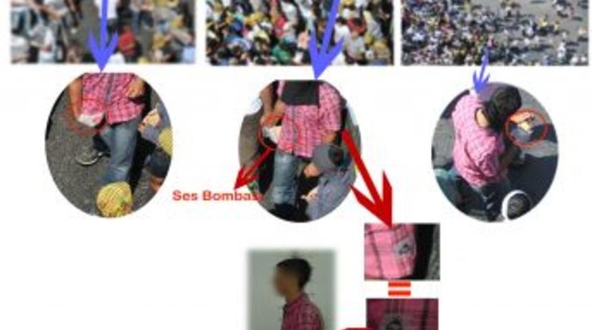 Polise atılan bomba an be an kameraya yansıdı