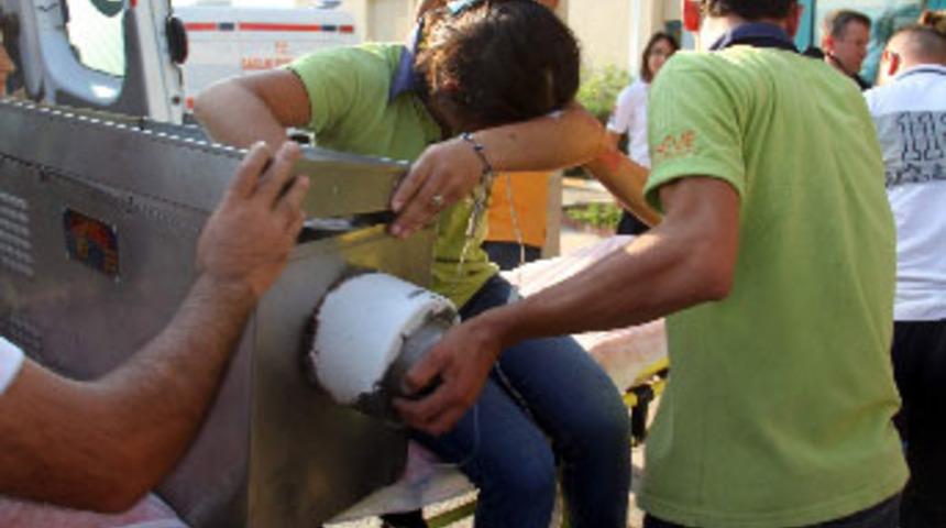 Hastaneye kıyma makinesiyle getirildi