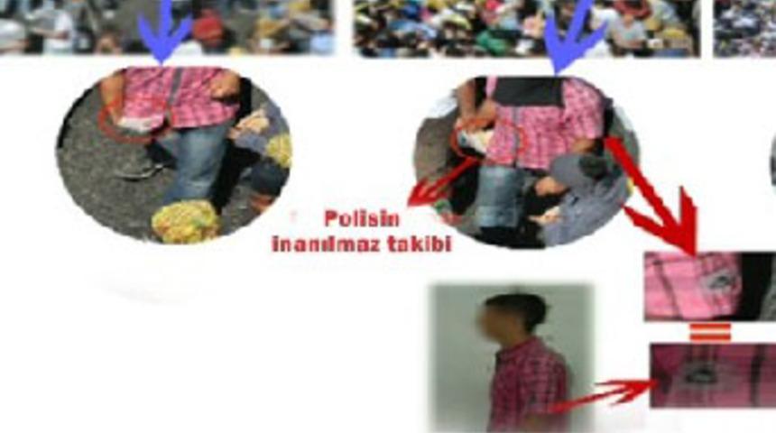 Bombacı böyle görüntülendi