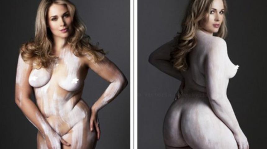 Kadın "b&uuml;y&uuml;k beden"de de g&uuml;zeldir!