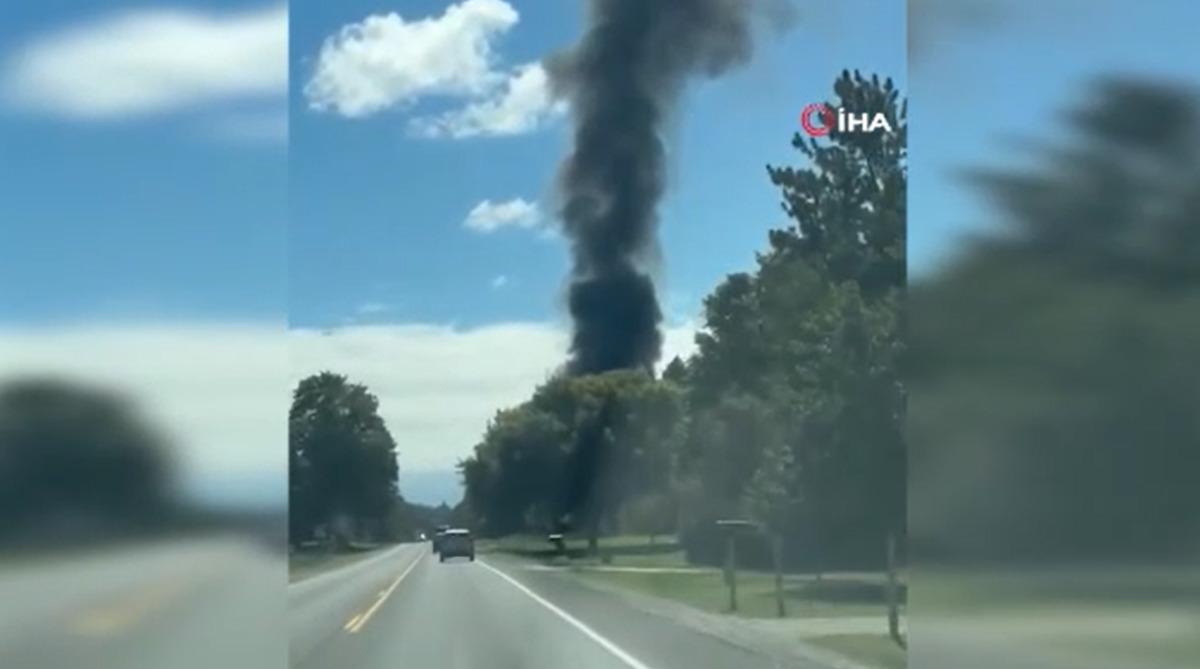 ABD&rsquo;nin Michigan eyaletinde F-16 savaş u&ccedil;ağı d&uuml;şt&uuml; 1