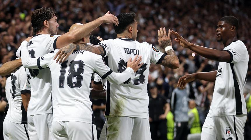 Beşiktaş'tan Avrupa'da g&ouml;vde g&ouml;sterisi! İşte &uuml;lke puanımız