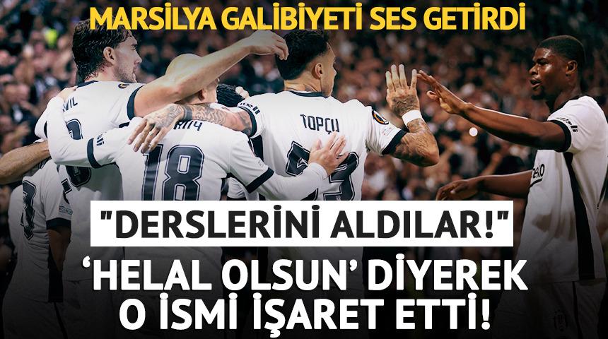 Spor yazarları Beşiktaş'ı &ouml;ve &ouml;ve bitiremedi! "Ona helal olsun"