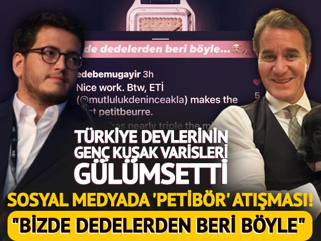 &Uuml;lker ve Eti'nin gen&ccedil; patronlarının 'petib&ouml;r' atışması