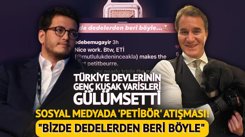 &Uuml;lker ve Eti'nin gen&ccedil; patronlarının 'petib&ouml;r' atışması