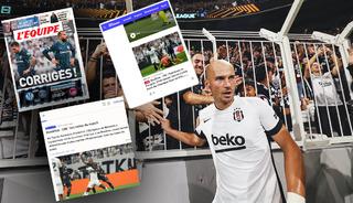 Beşiktaş'ın Marsilya zaferi Fransız basınında! "İstanbul'da &ccedil;&ouml;kt&uuml;ler"