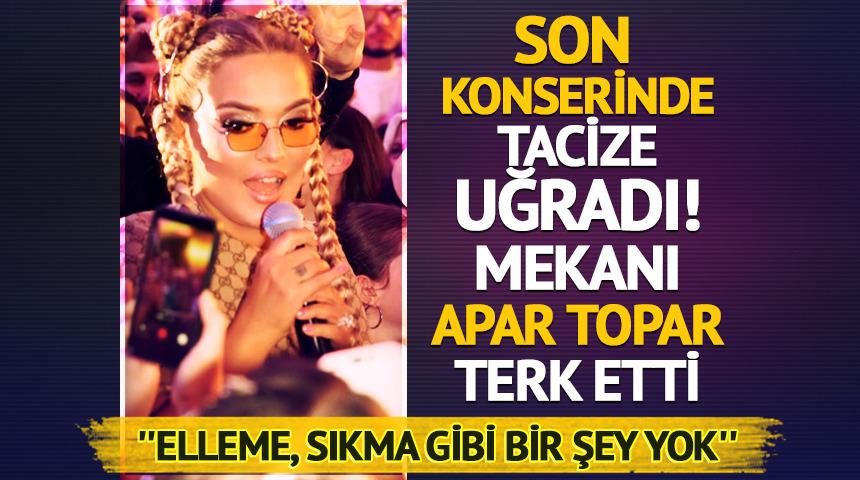 Son konserinde tacize uğradı!  ''Elleme, sıkma gibi bir şey yok''''