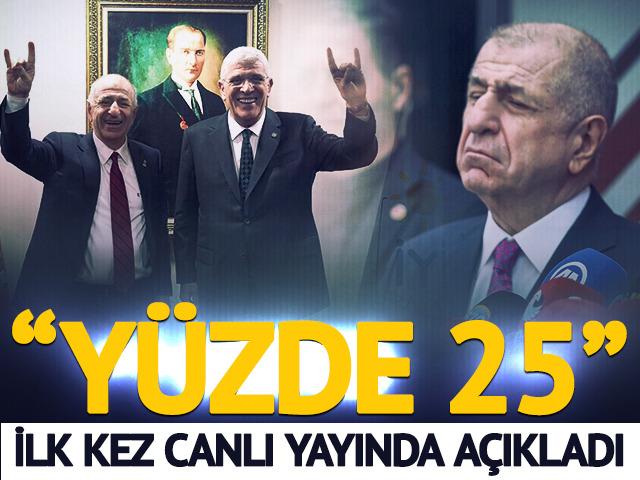&Uuml;mit &Ouml;zdağ "y&uuml;zde 25" deyip ittifaka yeşil ışık yaktı: G&uuml;ndem yaratacak 'İYİ Parti' mesajı