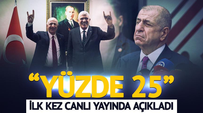 "Y&uuml;zde 25" deyip ittifaka yeşil ışık yaktı