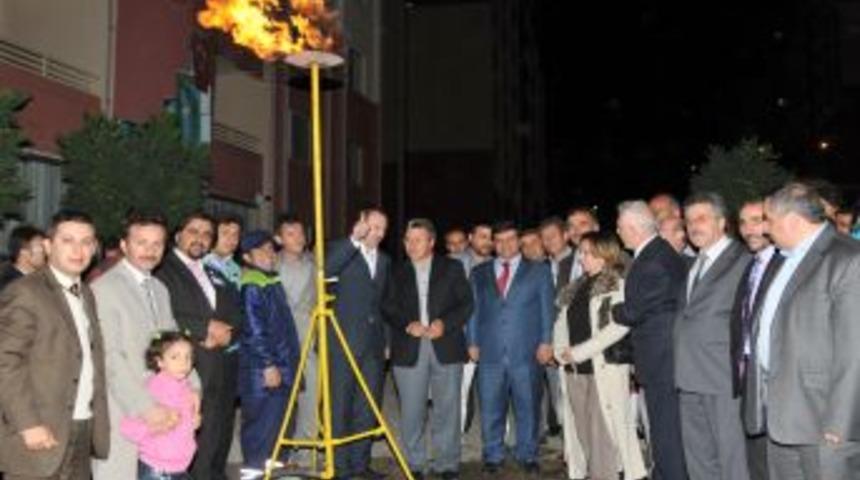 G&uuml;m&uuml;şhane'de doğalgaz i&ccedil;in ilk &ccedil;akmak &ccedil;akıldı