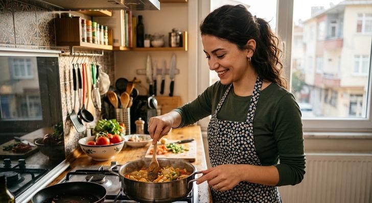 Evde yemek yaptıktan sonra ne yaparsın?