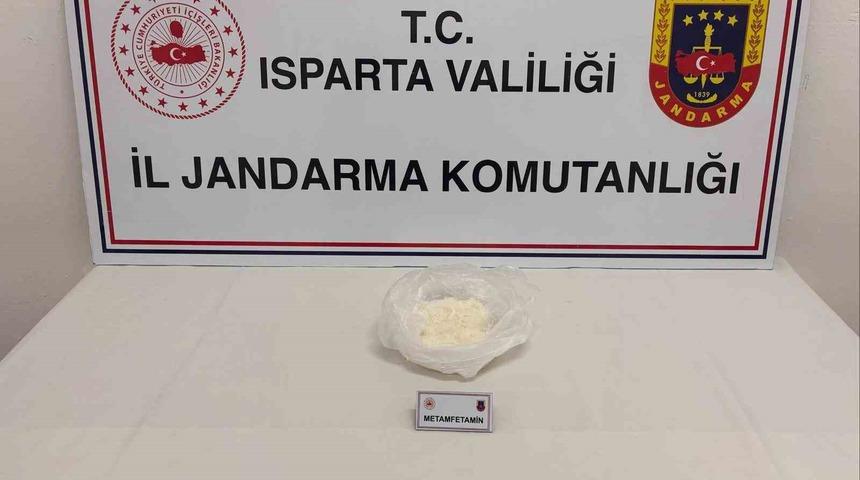 Isparta&rsquo;da 300 gram metamfetamin ele ge&ccedil;irildi