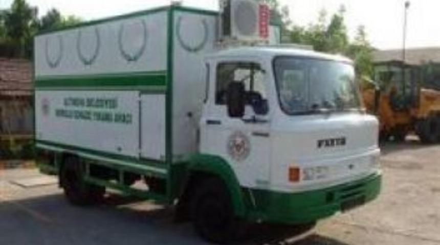 Altınova nın modern cenaze aracı hizmette