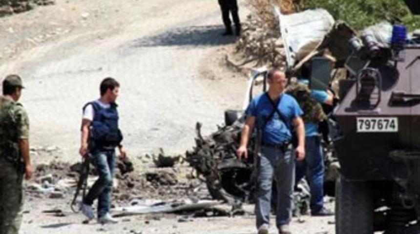 Hain saldırıda yaralanan polis şehit oldu