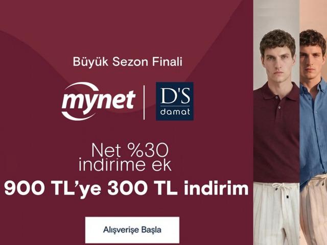 900 TL alışverişinize 300 TL indirim!