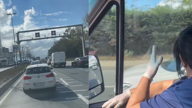 Ambulans şof&ouml;r&uuml;n&uuml; &ccedil;ileden &ccedil;ıkarttı