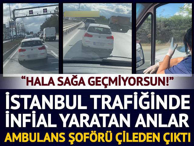 Ambulans şof&ouml;r&uuml;n&uuml; &ccedil;ileden &ccedil;ıkarttı