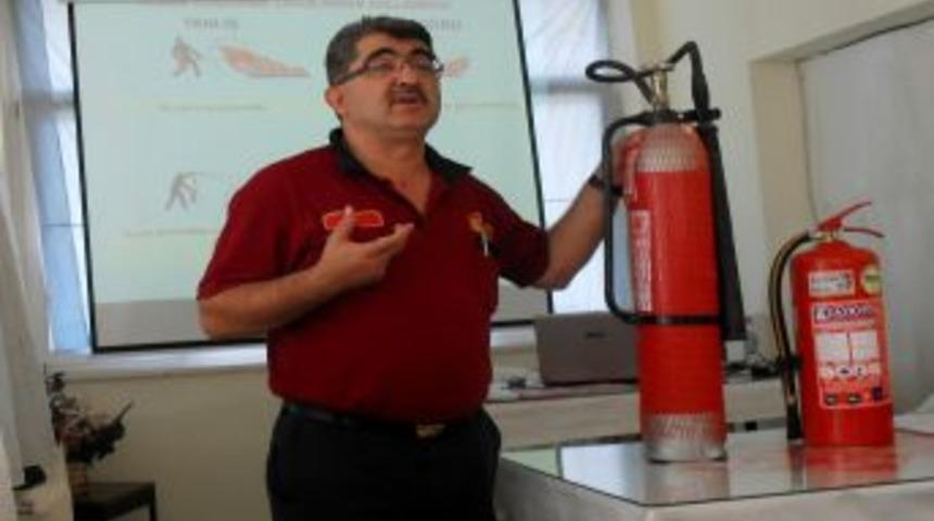 Hastanede yangın tatbikatı