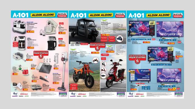 A101'e elektrikli cross motosiklet geliyor! 24 Eylül 2026 A101 Kataloğu
