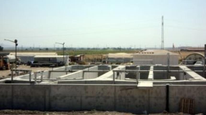 Biyolojik arıtma tesisinin y&uuml;zde 85&rsquo;i tamamlandı