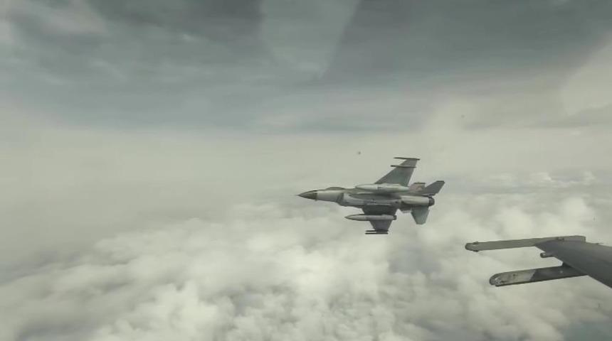 F-16'lar Amasya'dan Karadeniz'e havalandı