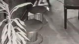 Küçükçekmece'deki binanın çökme anları ortaya çıktı: 2 kişi son anda kurtuldu